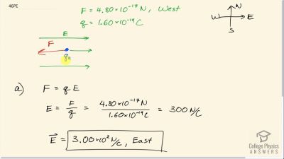 OpenStax College Physics Answers, Chapter 18, Problem 46 video poster image.