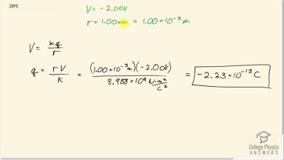 OpenStax College Physics Answers, Chapter 19, Problem 28 video poster image.