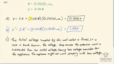 OpenStax College Physics Answers, Chapter 20, Problem 22 video poster image.