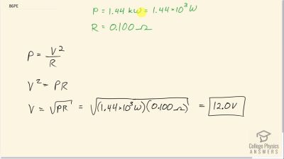 OpenStax College Physics Answers, Chapter 20, Problem 86 video poster image.
