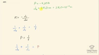 OpenStax College Physics Answers, Chapter 25, Problem 48 video poster image.