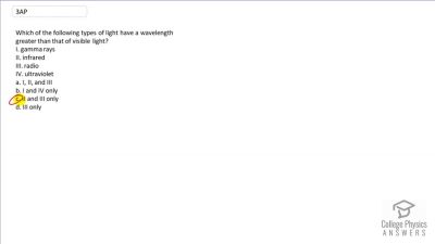 OpenStax College Physics Answers, Chapter 26, Problem 3 video poster image.
