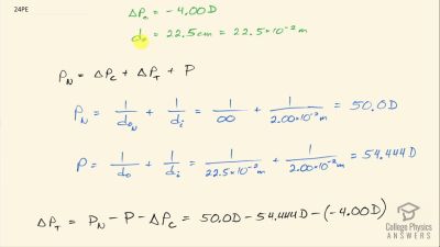 OpenStax College Physics Answers, Chapter 26, Problem 24 video poster image.