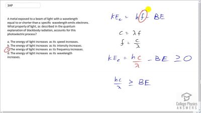 OpenStax College Physics Answers, Chapter 29, Problem 3 video poster image.