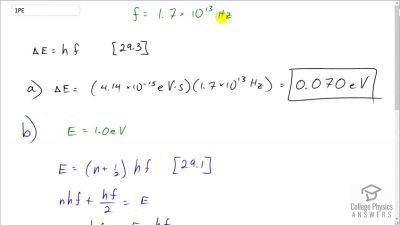 OpenStax College Physics Answers, Chapter 29, Problem 1 video poster image.