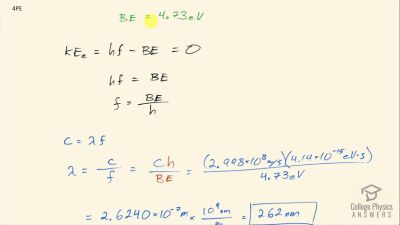 OpenStax College Physics Answers, Chapter 29, Problem 4 video poster image.
