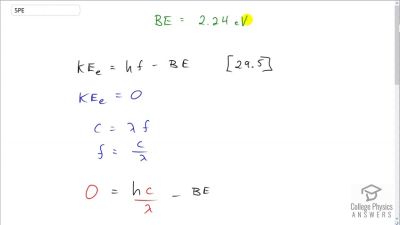 OpenStax College Physics Answers, Chapter 29, Problem 5 video poster image.