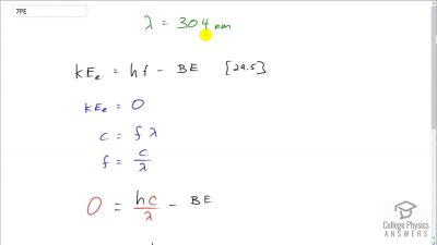 OpenStax College Physics Answers, Chapter 29, Problem 7 video poster image.