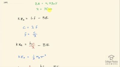 OpenStax College Physics Answers, Chapter 29, Problem 14 video poster image.