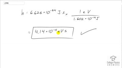 OpenStax College Physics Answers, Chapter 29, Problem 27 video poster image.