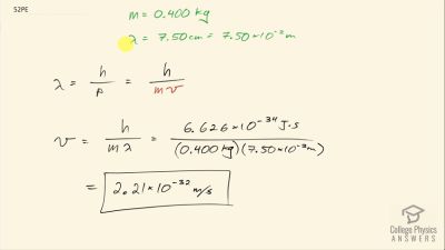 OpenStax College Physics Answers, Chapter 29, Problem 52 video poster image.