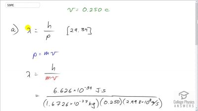 OpenStax College Physics Answers, Chapter 29, Problem 59 video poster image.