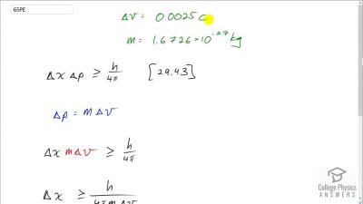 OpenStax College Physics Answers, Chapter 29, Problem 65 video poster image.