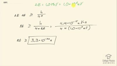 OpenStax College Physics Answers, Chapter 29, Problem 68 video poster image.