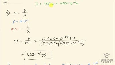 OpenStax College Physics Answers, Chapter 29, Problem 80 video poster image.
