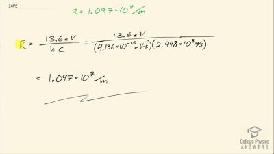 OpenStax College Physics Answers, Chapter 30, Problem 14 video poster image.