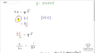 OpenStax College Physics Answers, Chapter 30, Problem 25 video poster image.