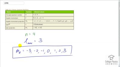 OpenStax College Physics Answers, Chapter 30, Problem 37 video poster image.