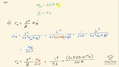 OpenStax College Physics Answers, Chapter 30, Problem 60 video poster image.