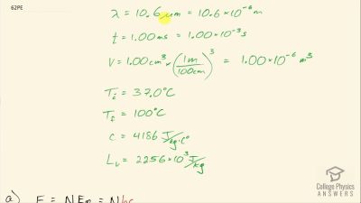 OpenStax College Physics Answers, Chapter 30, Problem 62 video poster image.
