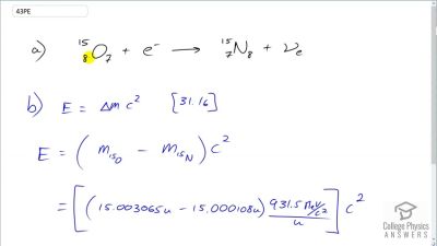 OpenStax College Physics Answers, Chapter 31, Problem 43 video poster image.