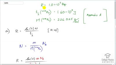 OpenStax College Physics Answers, Chapter 31, Problem 59 video poster image.