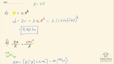 OpenStax College Physics Answers, Chapter 31, Problem 74 video poster image.