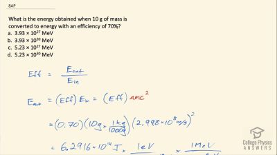 OpenStax College Physics Answers, Chapter 32, Problem 8 video poster image.