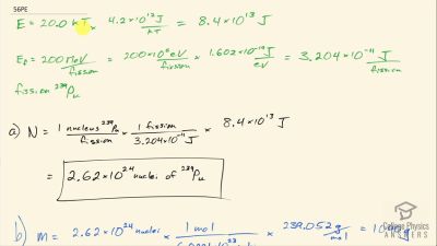 OpenStax College Physics Answers, Chapter 32, Problem 56 video poster image.