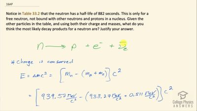 OpenStax College Physics Answers, Chapter 33, Problem 16 video poster image.